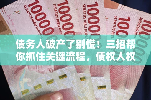北京债务人破产了别慌！三招帮你抓住关键流程，债权人权益不再缩水