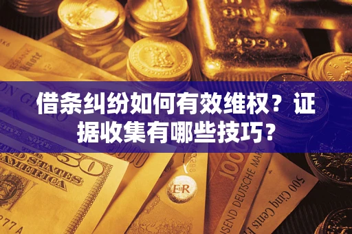 北京借条纠纷如何有效维权？证据收集有哪些技巧？