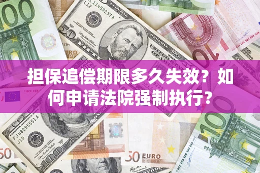北京担保追偿期限多久失效？如何申请法院强制执行？