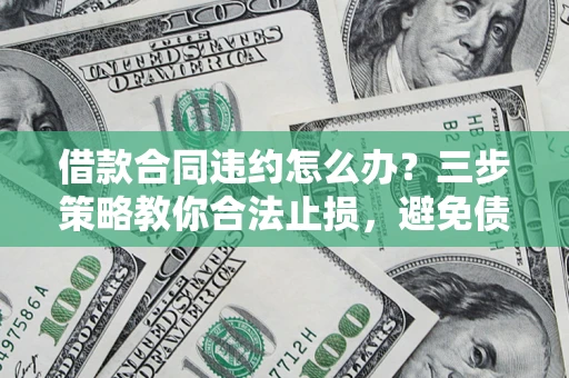 北京借款合同违约怎么办？三步策略教你合法止损，避免债务危机升级